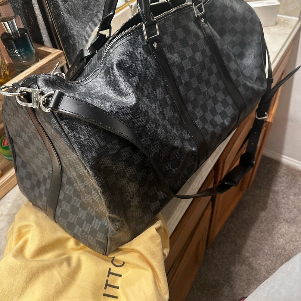 Louis Vuitton Keepall 55 Damier Graphite